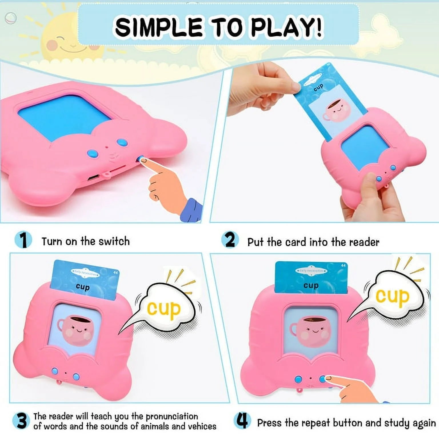 224 Sight Words Educational Learning Toy V586223