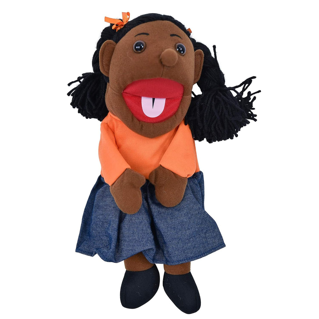 15 Ethnic Children Puppets with Movable Mouths, Set of 6 I642549