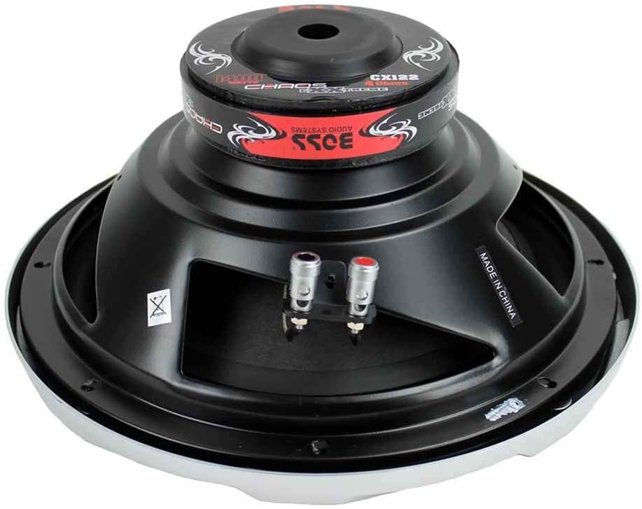 12 1400W Car Audio Subwoofer & 1500W Mono Amplifier with 8 Gauge Wiring Kit & Single 12 Vented Subwoofer Enclosure Box B17330