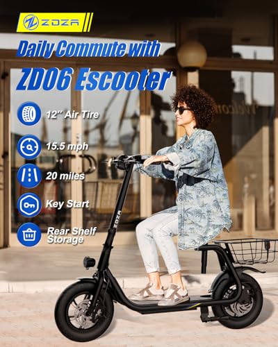 800W Peak Motor Foldable Electric Scooter with Seat W110