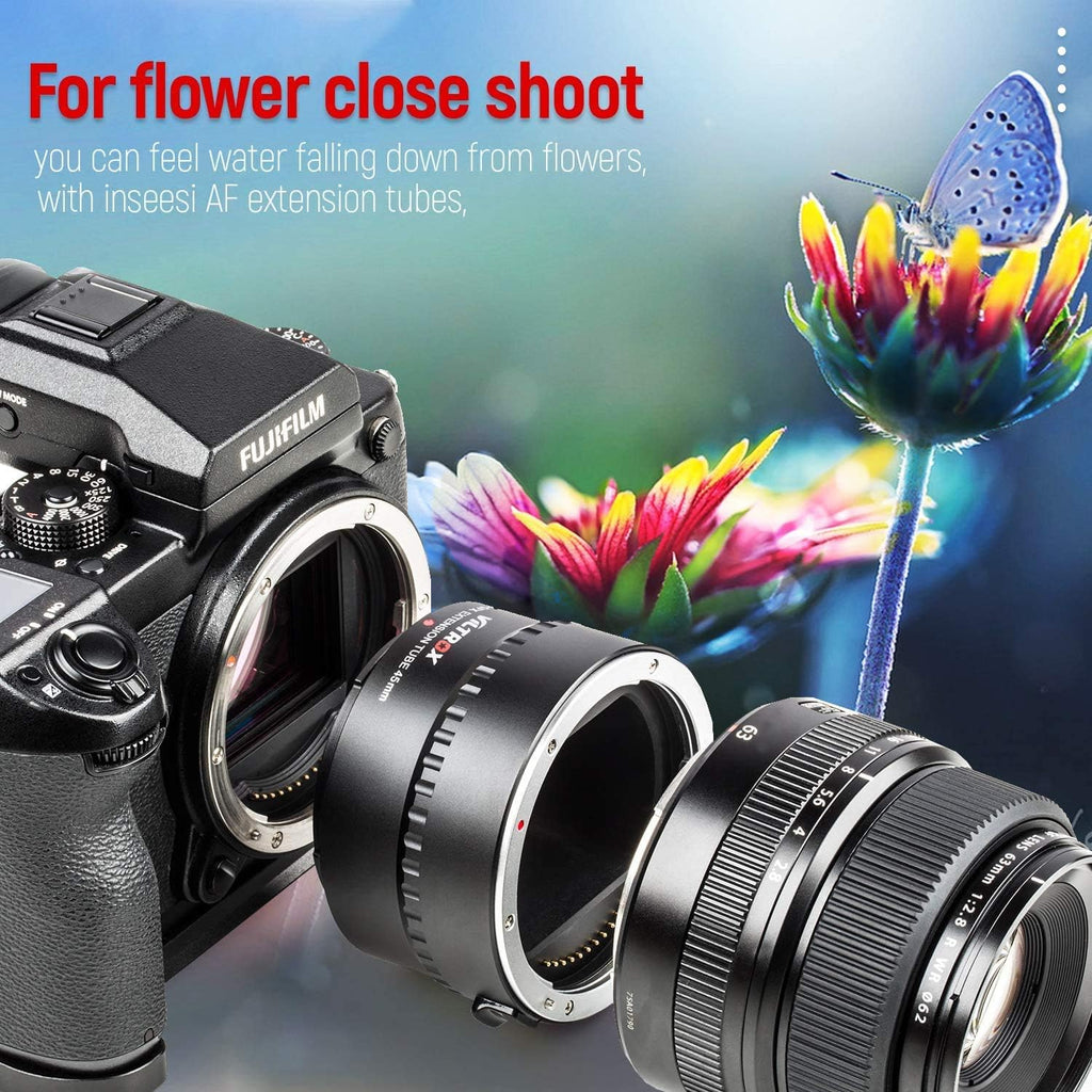 Macro Lens Extension Tube 45mm Auto-Focus Adapter Ring for Fuji G-Mount Medium Format Camera M78098