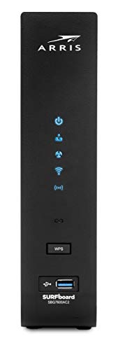 Cable Modem & Wi-Fi Router, Four 1 Gbps Ports, 800 Mbps Max Internet Speeds F819