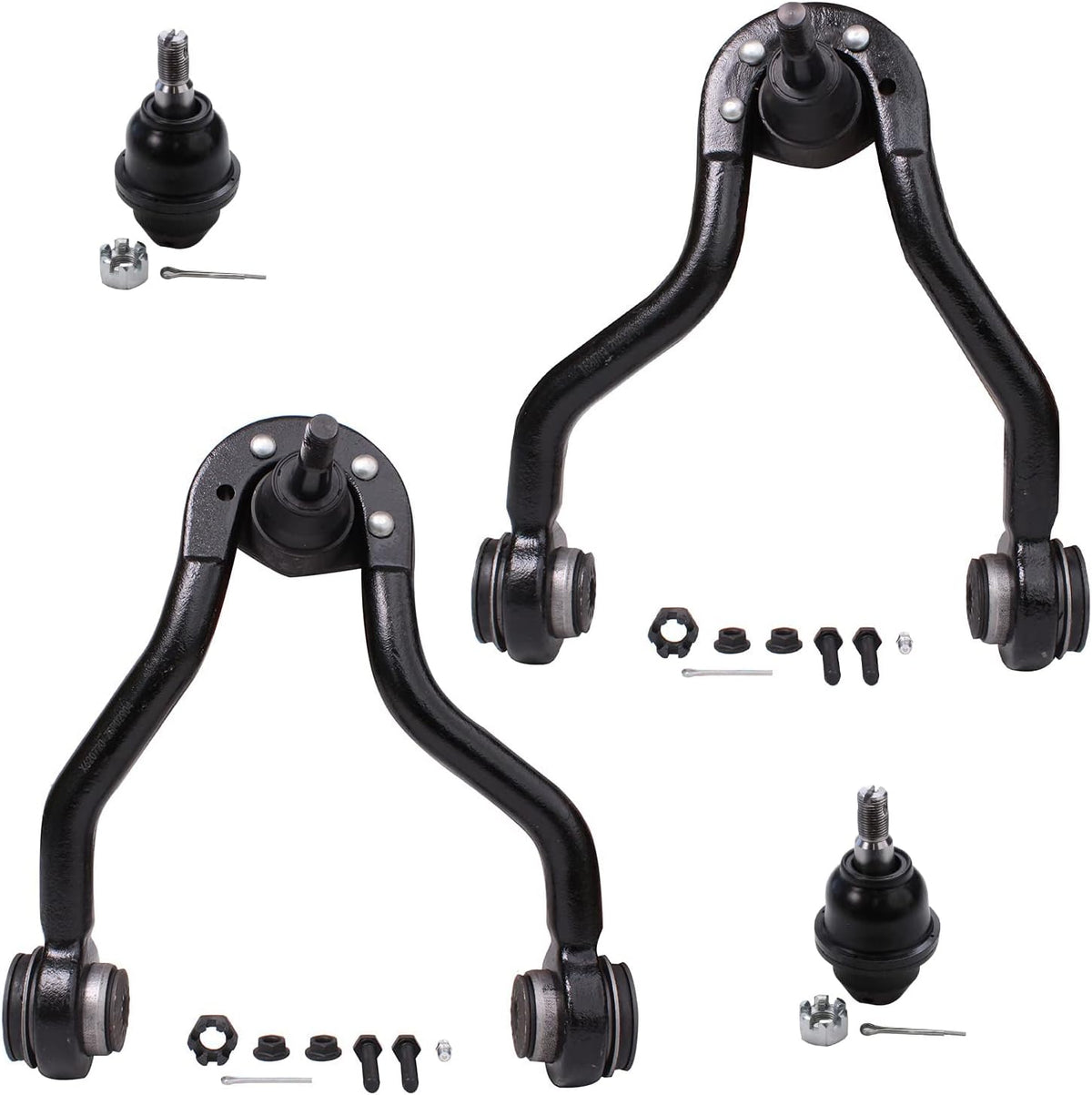 4WD Front Upper Control Arms w/Ball Joints Suspension Kit 15pc Set A149