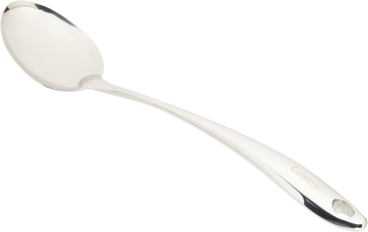 Stainless Steel Solid Turner and Solid Spoon Kitchen Utensil Set Q874