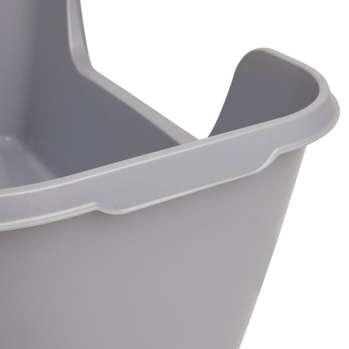 Grey High-Back Corner Litter Box N64460