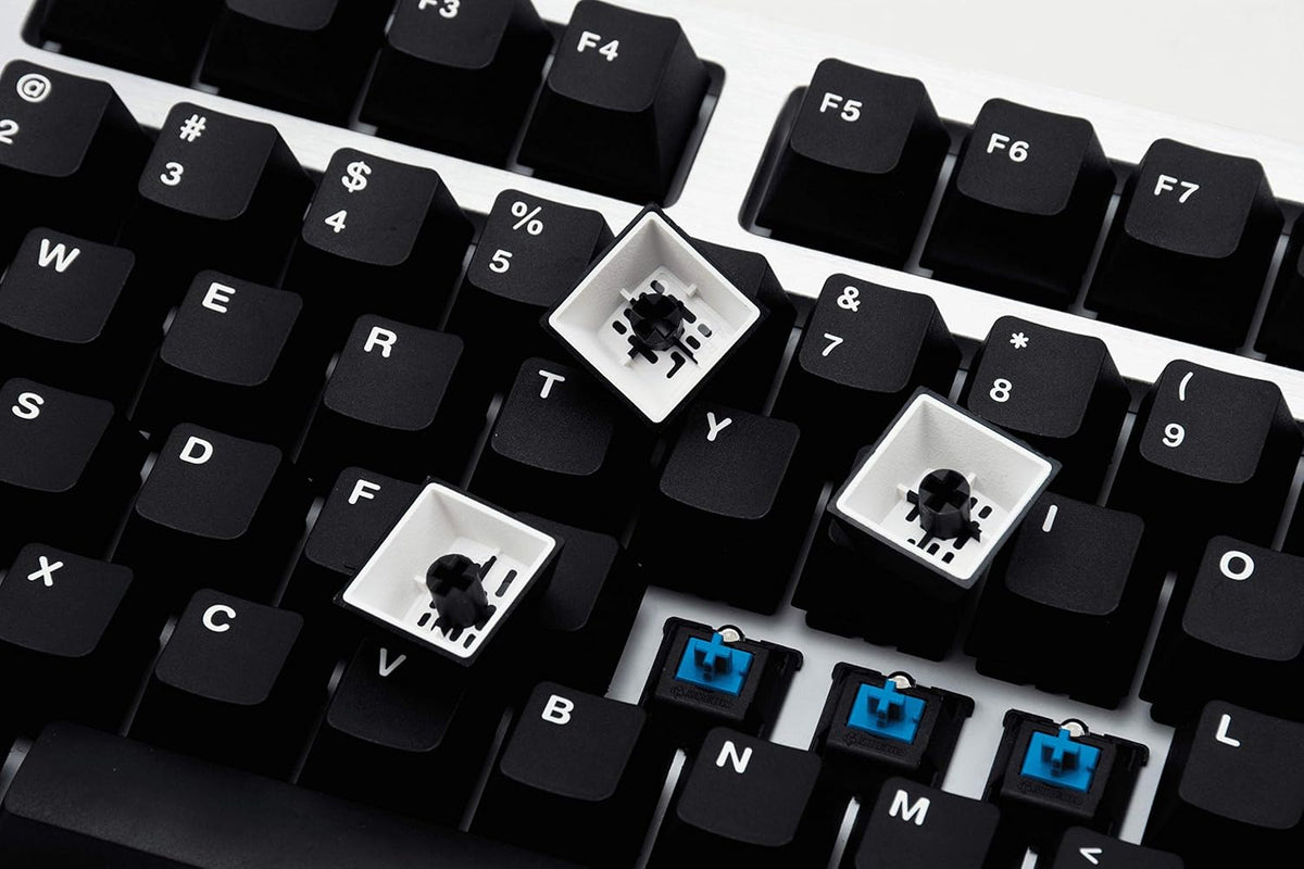 Glaze Blue Doubleshot PBT Keycaps, 108 Keys Plus Extra 11 Keys Set L40703