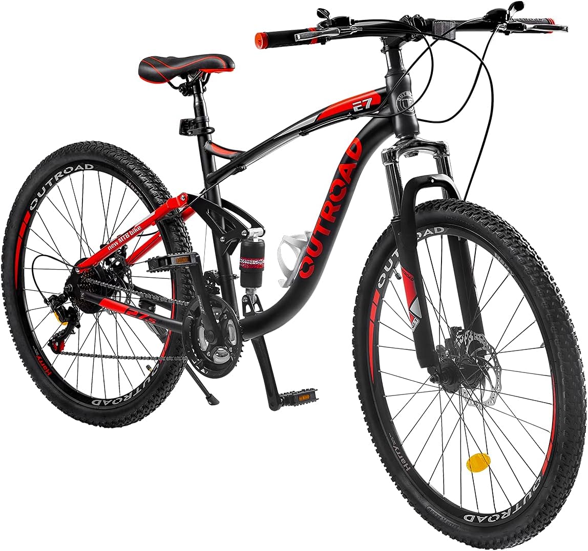 Mountain Bike 26/27.5 inch Wheel 21 Speed Double Disc Brake Bicycle W331