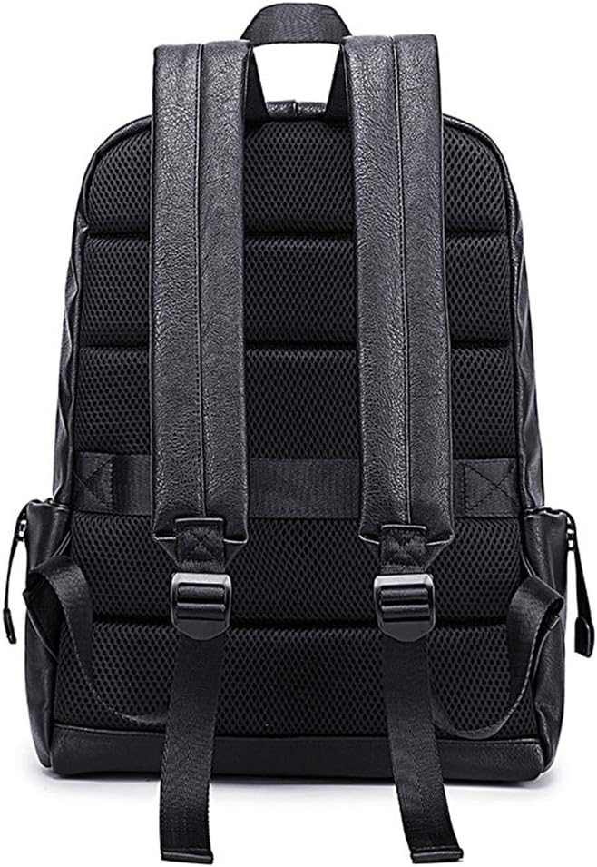 PU Leather Laptop Backpack Rucksack for 15.6 Laptop J7422