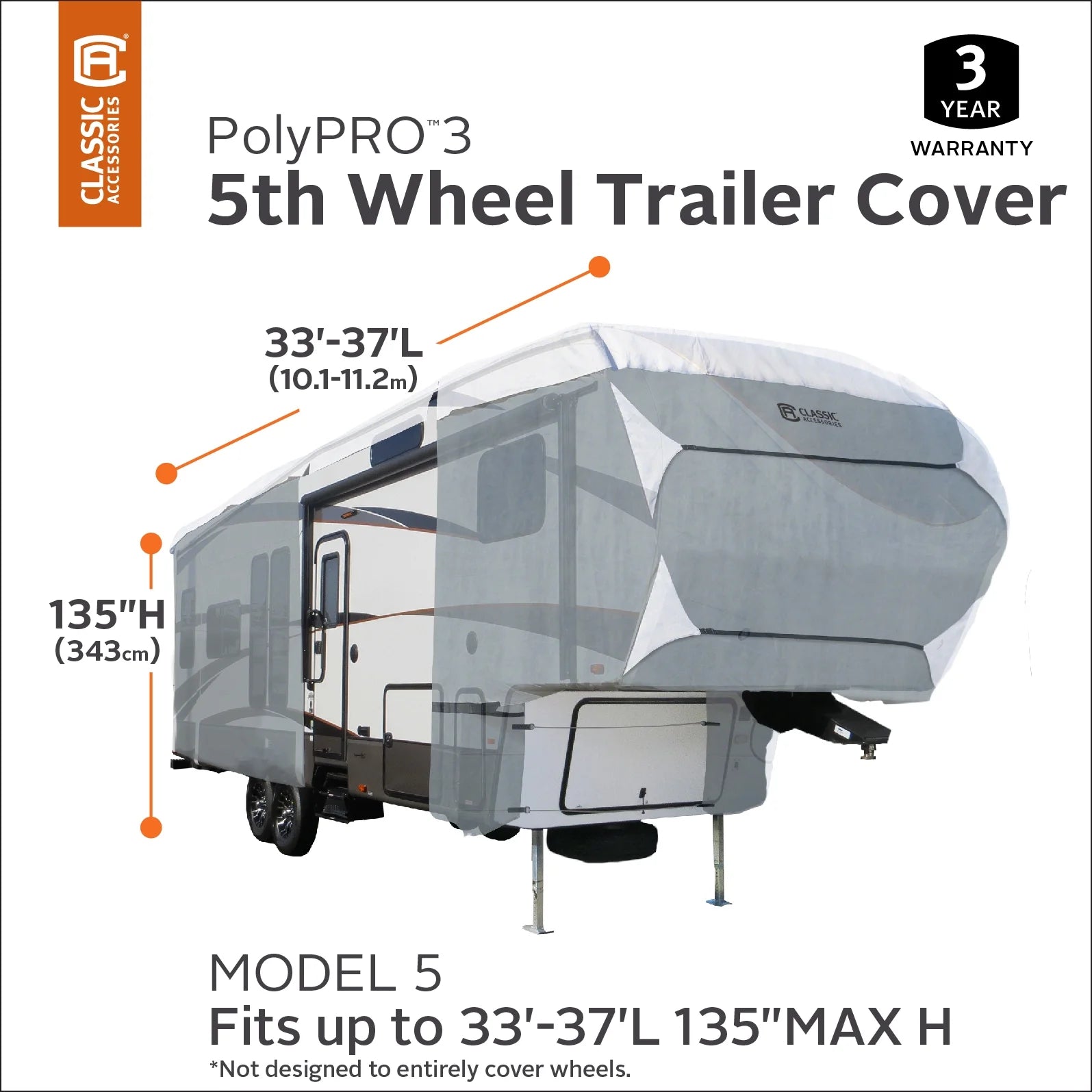 5th Wheel Cover for RVs M5202