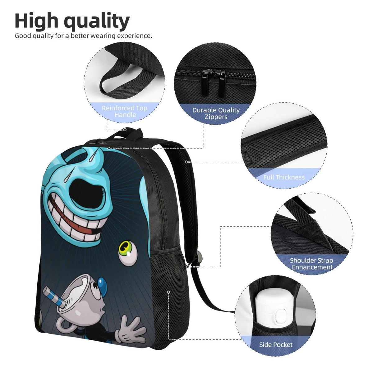 Lightweight Unisex Daypack Backpack Y602276