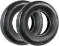 2-Pack ST205/75R14 Steel Belted Radial Trailer Tire Load Range C 1760# 205/75 R 14 Tire U7675