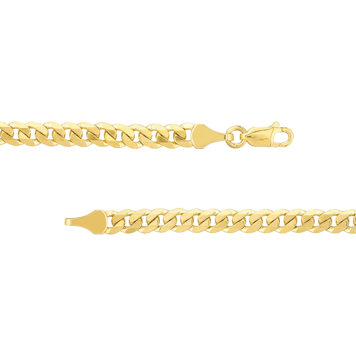 14K Yellow Gold 24" Cuban Chain Necklace W74326