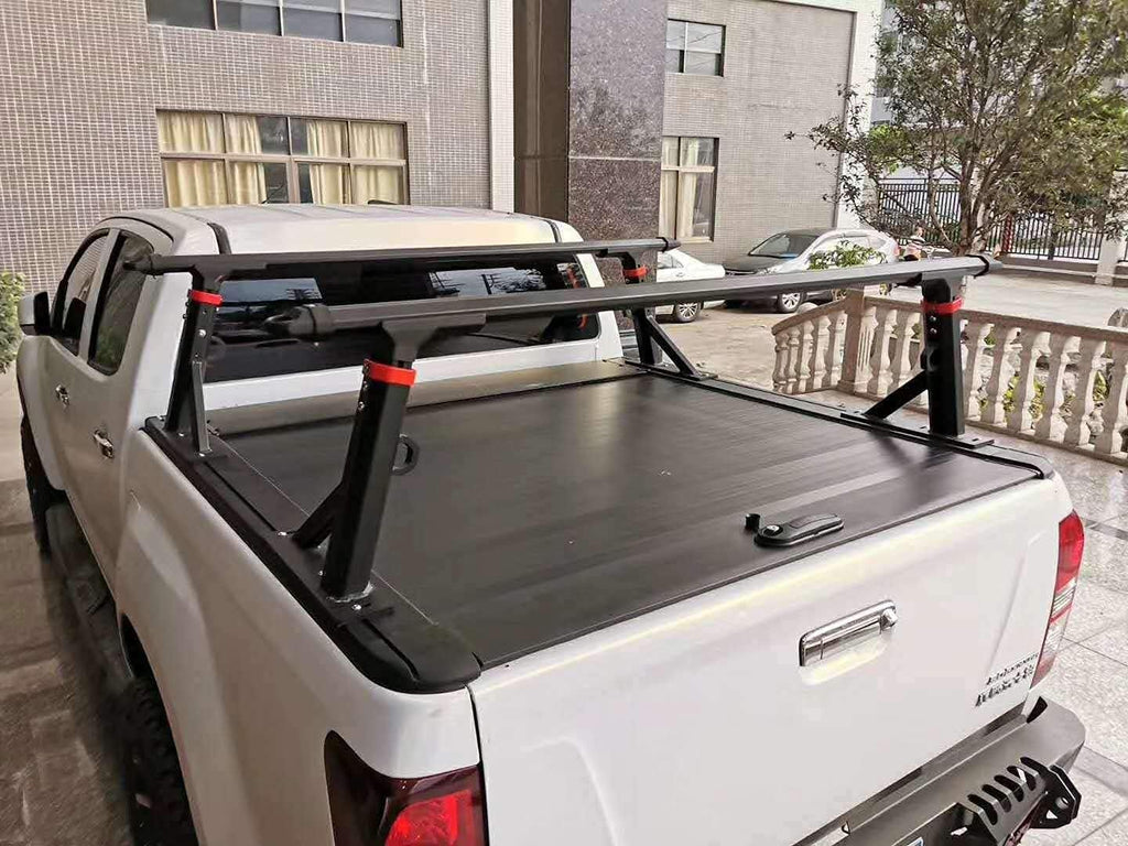 Truck Bed Racks Extendable Brackets All Aluminum Alloy Pickup Ladder Rack T47974