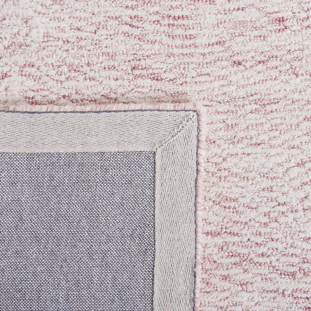 10' x 14' Pink & Ivory Handmade Wool Area Rug O668350