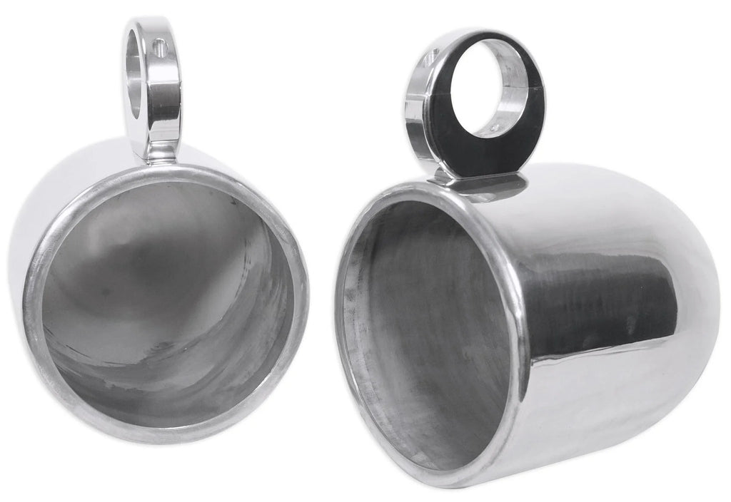 8" Chrome Swivel Wakeboard Tower Speaker Pods M88213