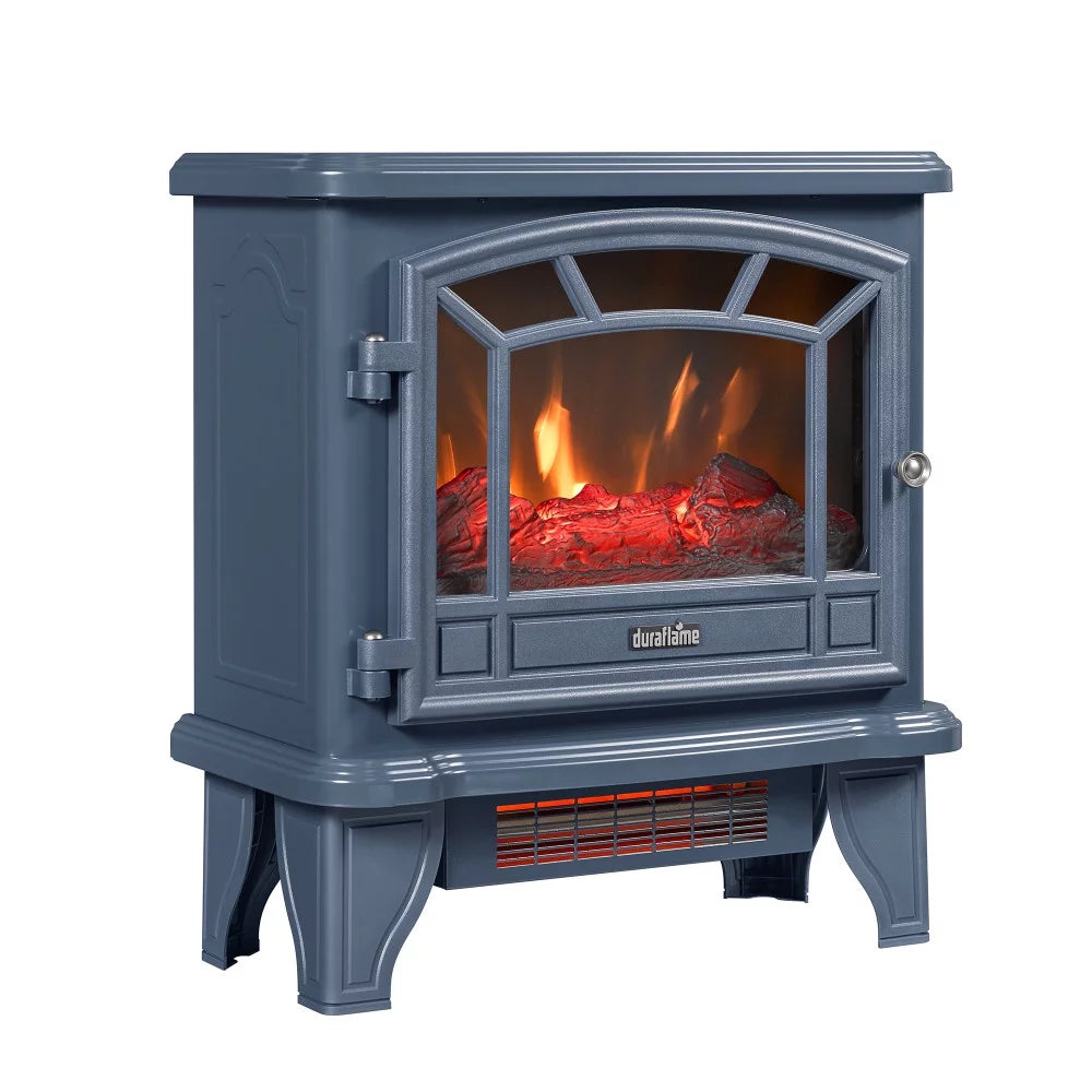 Blue Infrared Quartz Electric Fireplace Stove Heater E66756