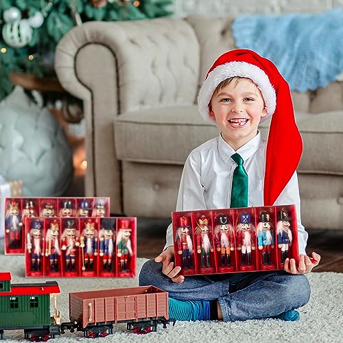 18 Pcs Wooden Nutcracker Ornament Set J121