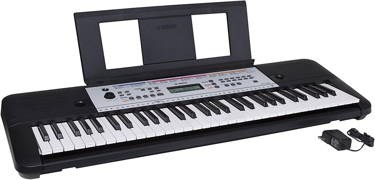 61-Key Portable Keyboard with Power Adapter X358686