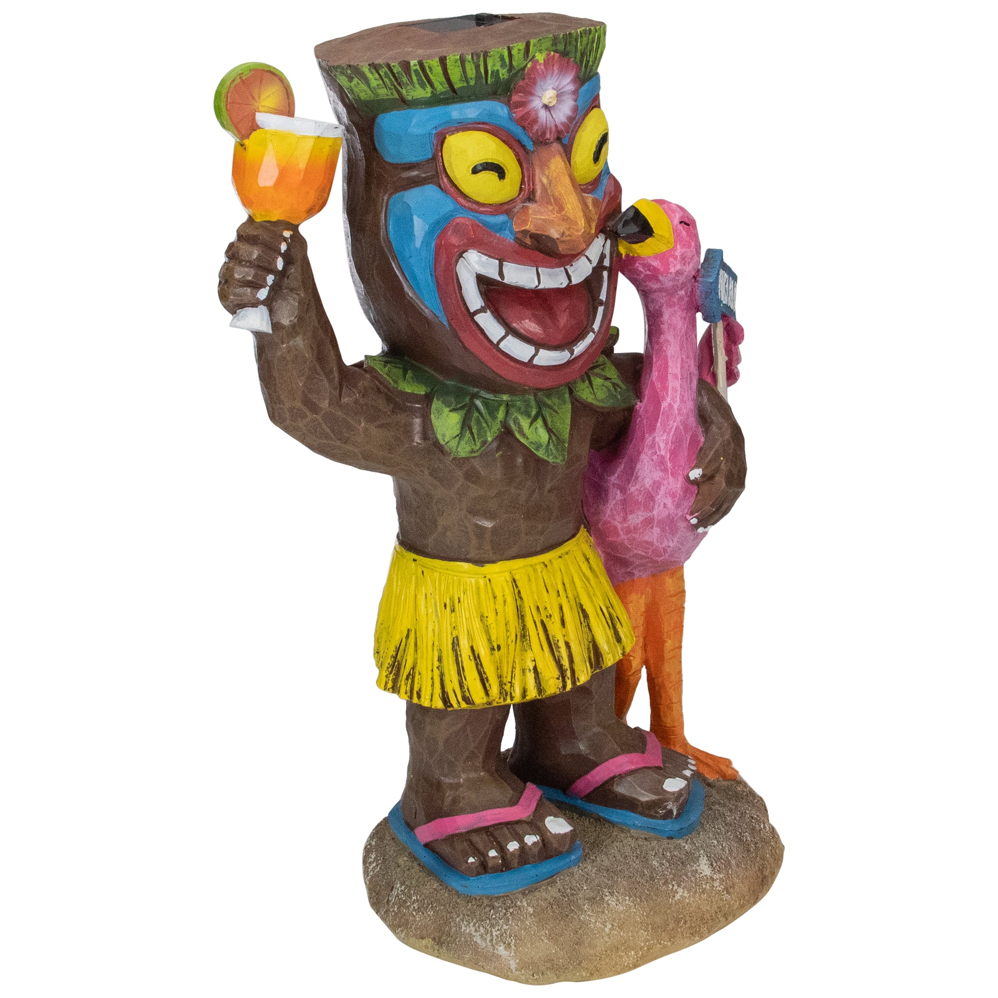 16" Solar Lighted Outdoor Garden Statue I599577