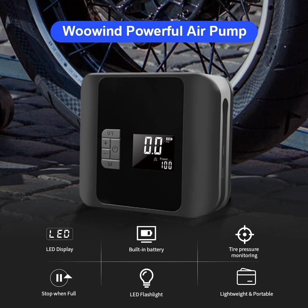 150PSI Cordless Tire Inflator Air Compressor with LED Light Pack of 2 R53801