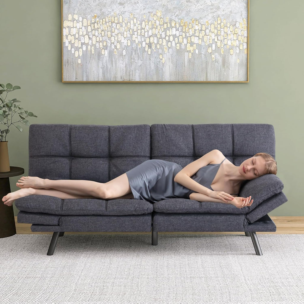 Gray Futon Bed Sofa A68365