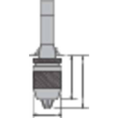 Keyless Drill Chuck 1/2x22 Cap, 3MT Mount Size G74785