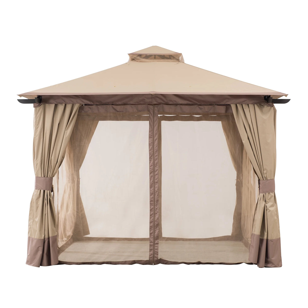 Steel Gazebo with 2-Tier Hip Roof T49866
