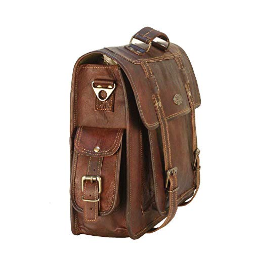 Full Grain Leather Messenger Bag O9579