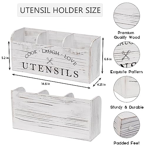 Wooden Utensil Holder F666