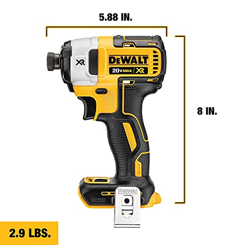20V MAX XR Brushless Impact Driver, 3-Speed, 1/4-Inch, Tool Only I1116
