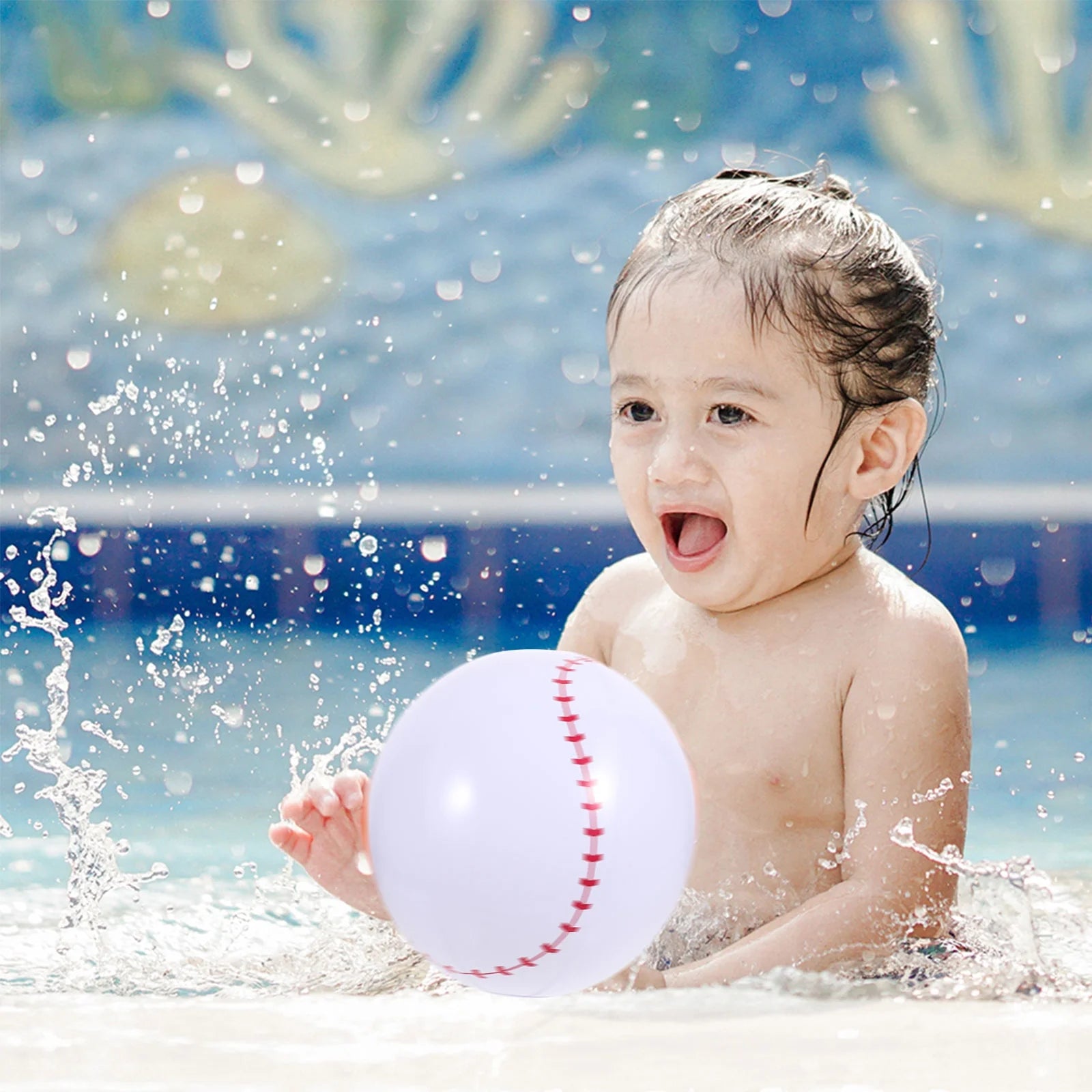 Inflatable Beach Ball Baseball Sand Toys O4310