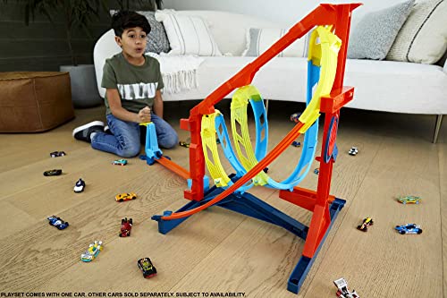 Toy Car Track Set with 1:64 Scale Vehicle K207