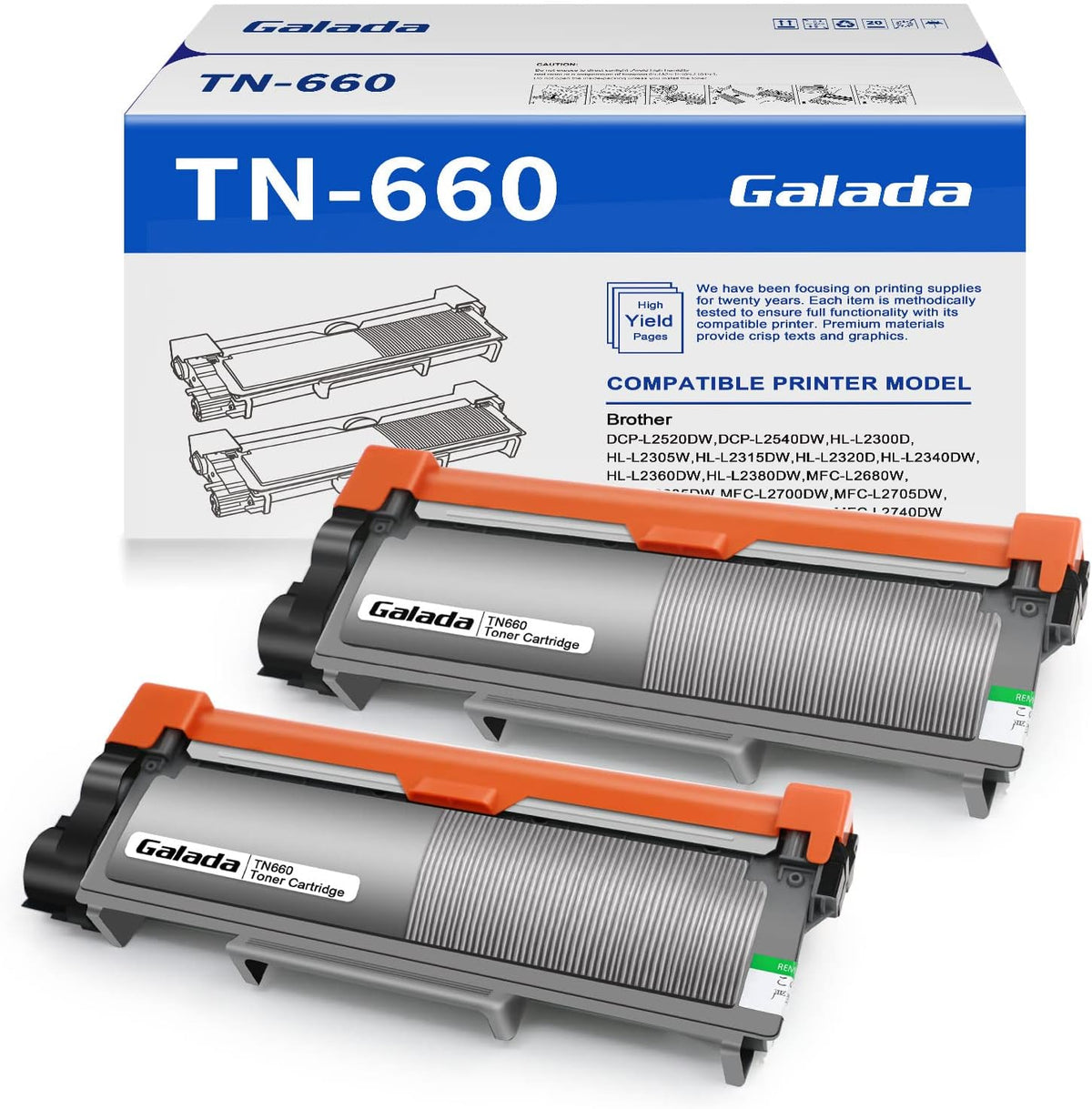 2 Pack Toner Cartridge V547