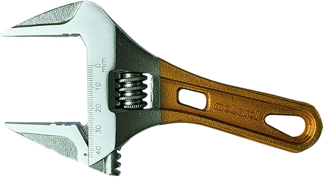 Stubby Ultra Thin Adjustable Wrench, 53mm Wide Jaw Opening, Pack of 2 L817