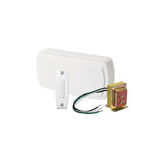 White Builder Chimes Kit with Two Lighted Pushbuttons N68292