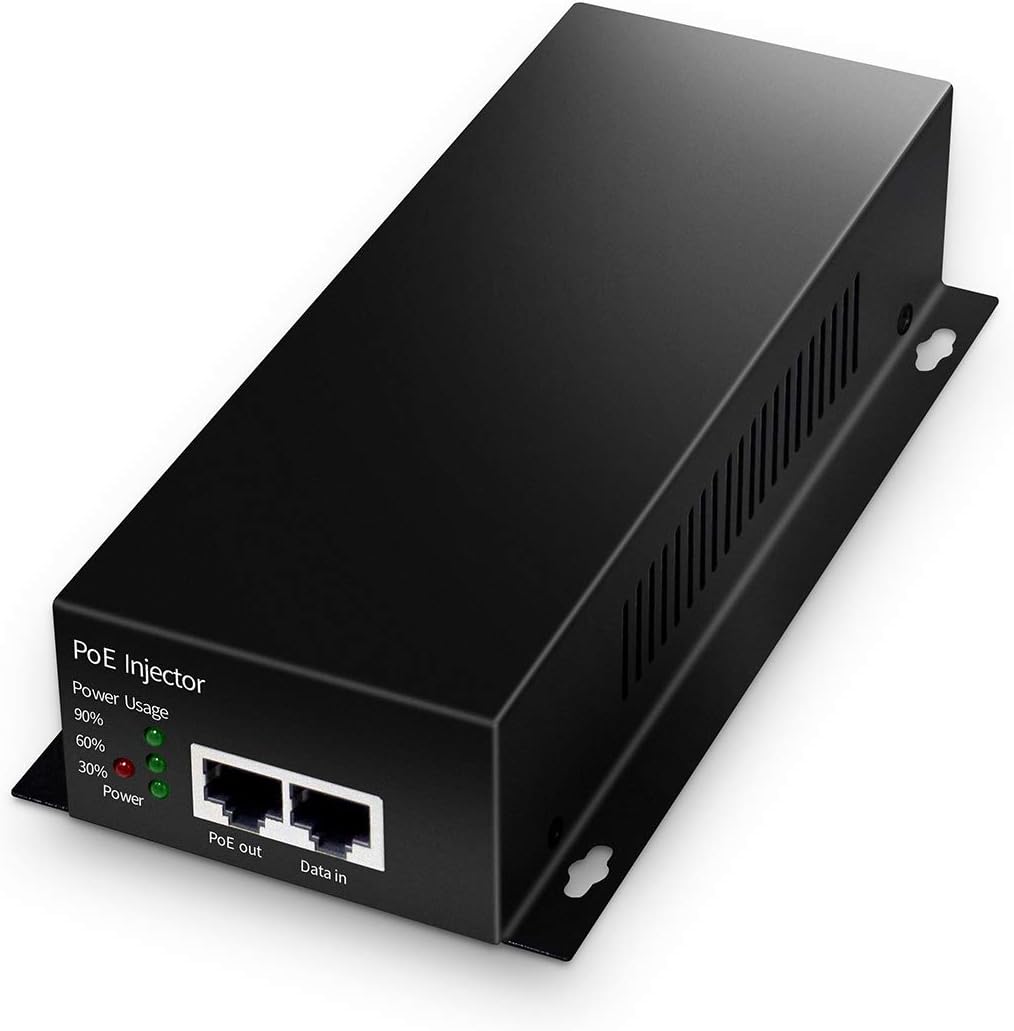 60W Gigabit PoE+ Injector Metal T74752