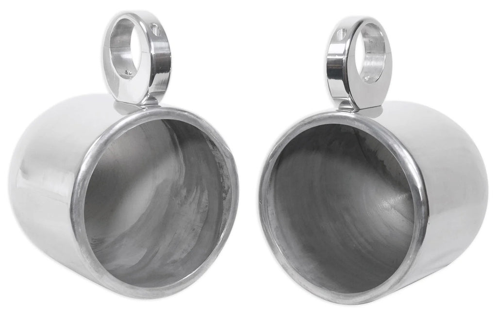 8" Chrome Swivel Wakeboard Tower Speaker Pods M88213