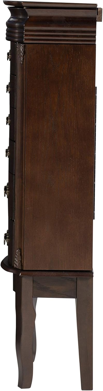 Espresso Brown Jewelry Armoire W99599