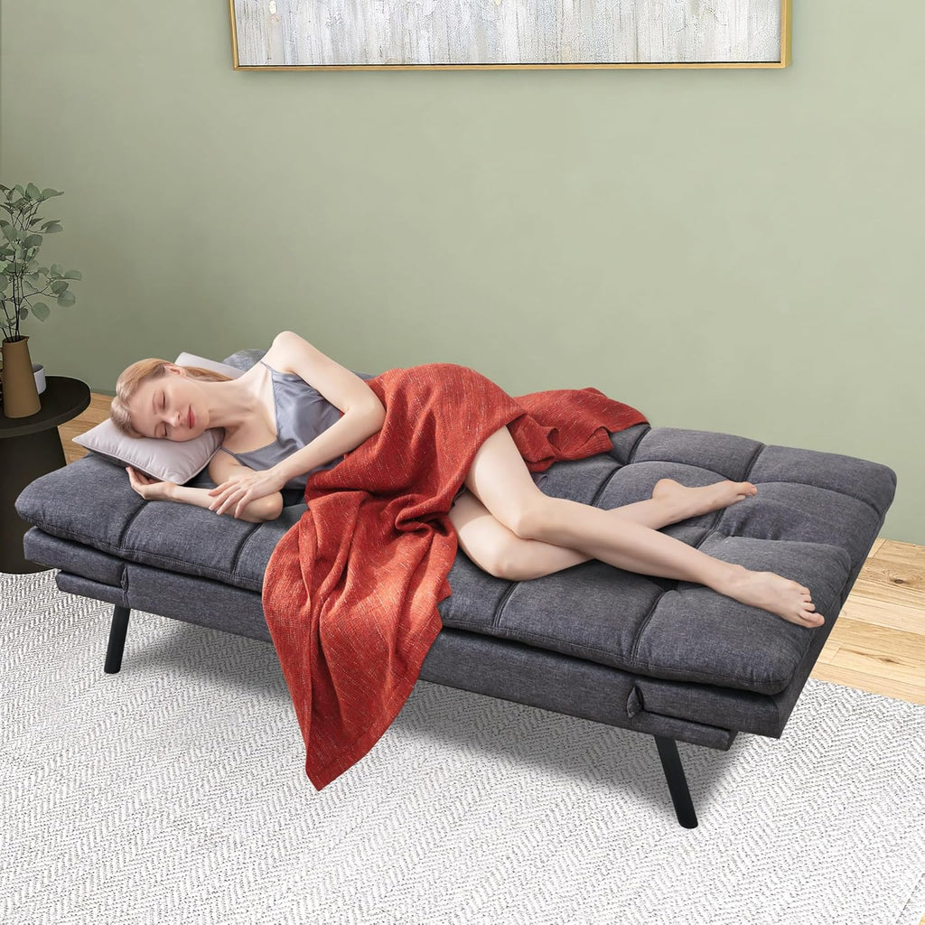 Gray Futon Bed Sofa A68365