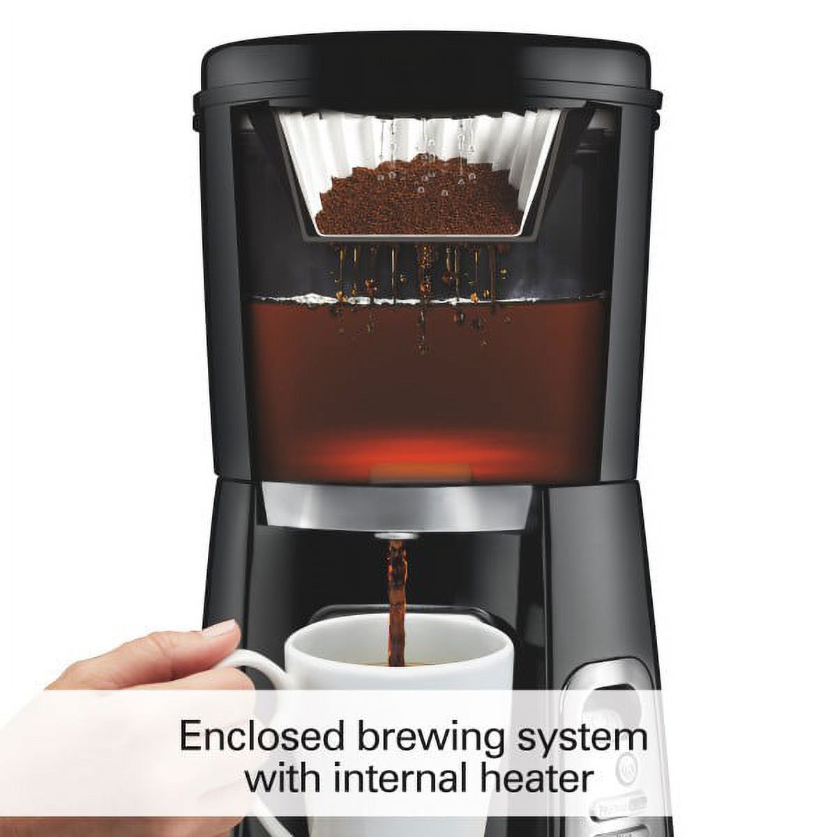 10 Cup Black Coffee Maker D858524