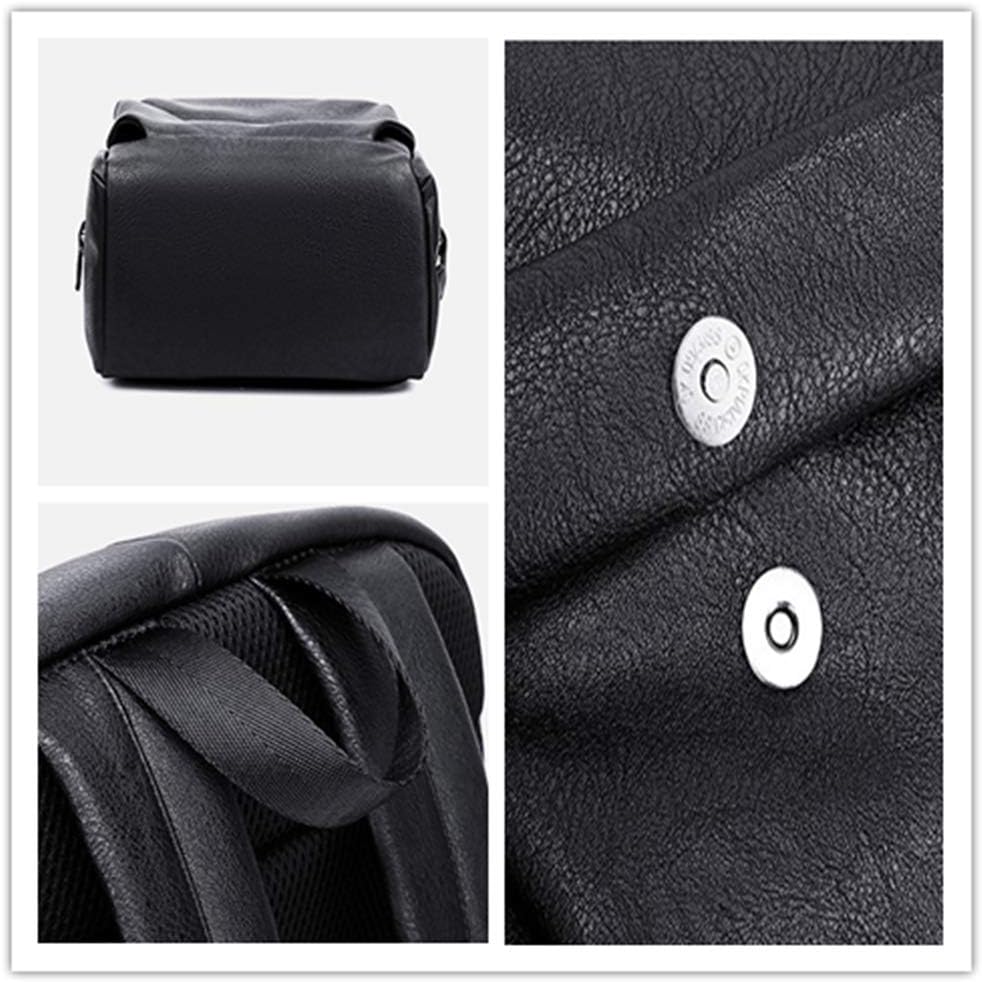 PU Leather Laptop Backpack Rucksack for 15.6 Laptop J7422