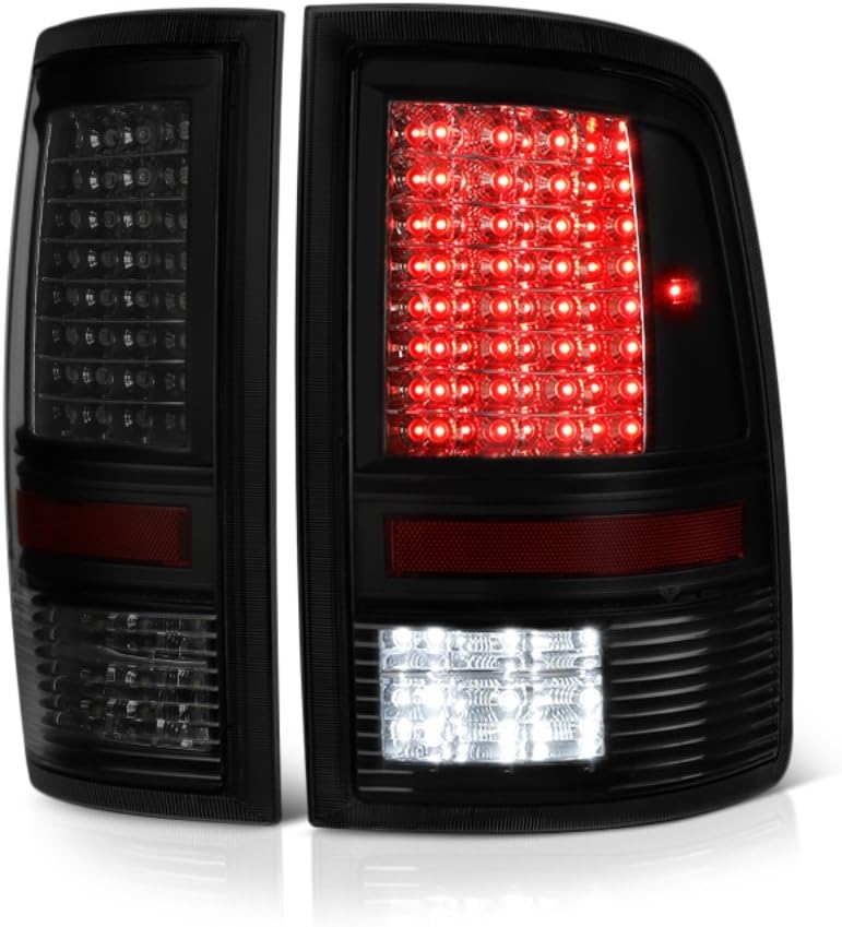 Matte Black Smoke Lens Full-LED Tail Light Lamp F2478