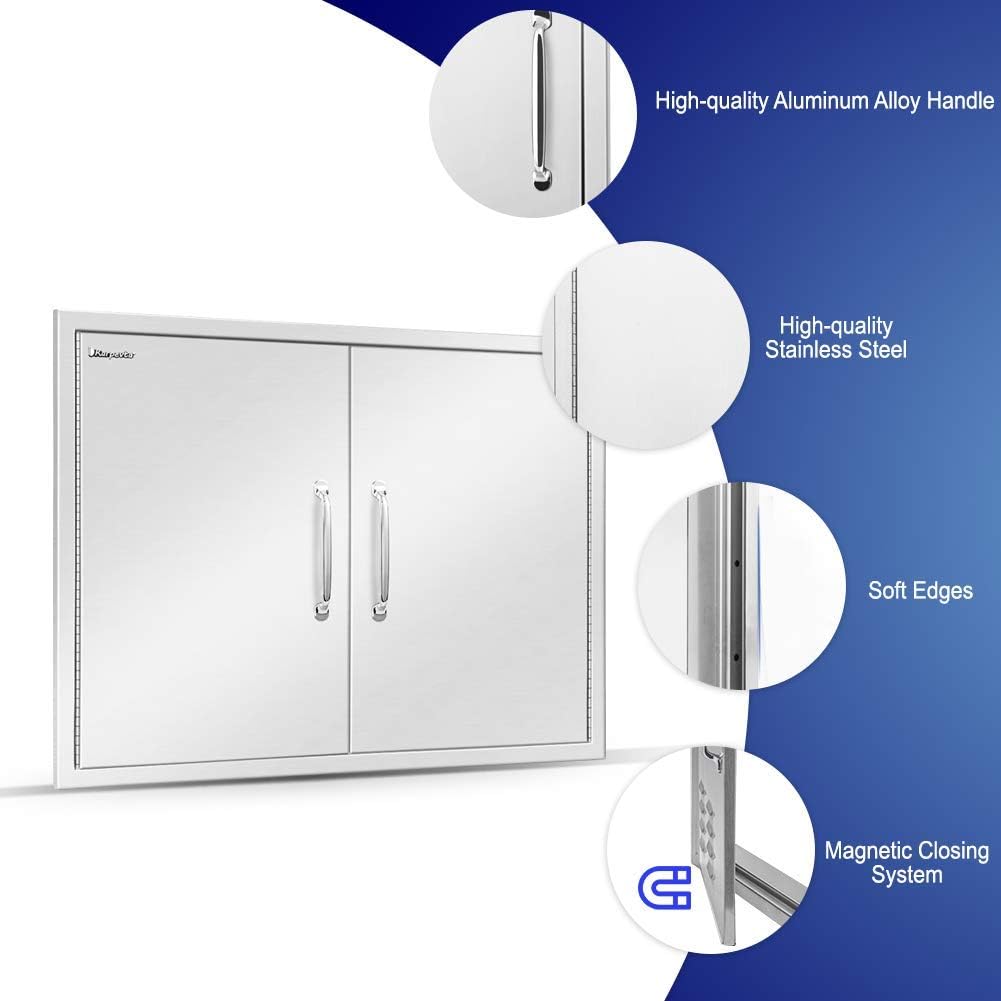 42 W X 21 H Stainless Steel Double Access Door H2249