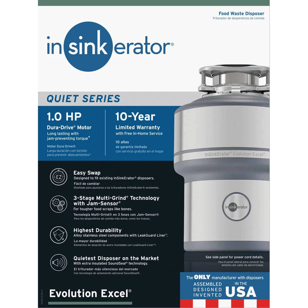 1 HP Continuous Feed Garbage Disposal N190078