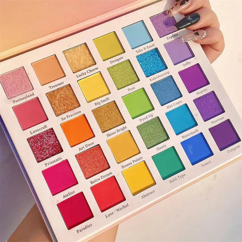 30 Pigmented Matte Shimmer Eye Shadow Palette N7950