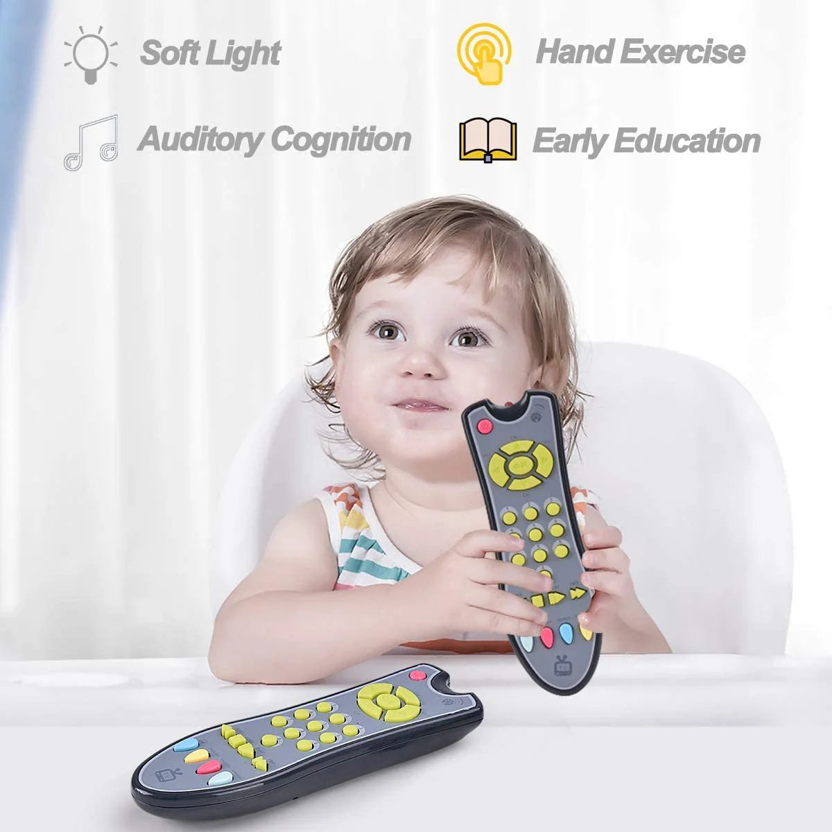 Baby Music Remote Control Toy with Lights W186234