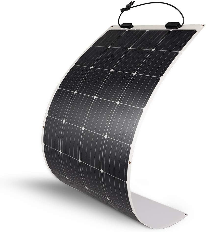 100 Watt 12 Volt Monocrystalline Semi-Flexible Solar Panel Y4808
