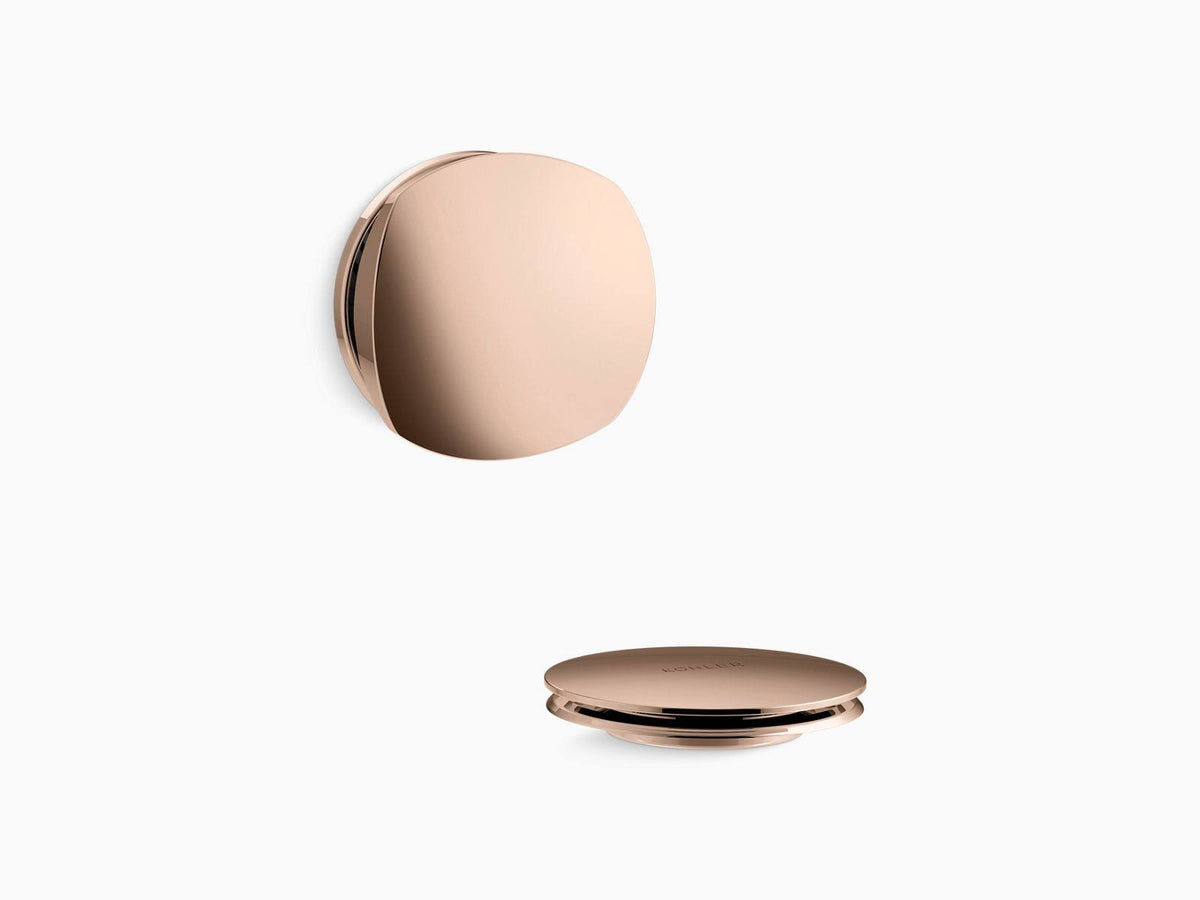 Vibrant Rose Gold Bath Drain Trim O8722