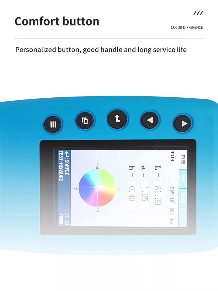 Portable Colorimeter Color Analyzer Digital LAB Color Meter Tester Color Difference Meter with 4mm Caliber H402