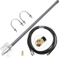 915MHz 6dBi LoRa Gateway Antenna with 10ft N-Female to SMA-Male Extension Cable Pack of 2 M75964